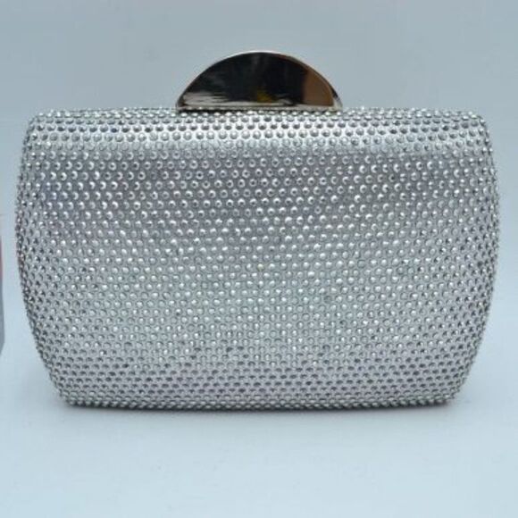 Cute Crystal Minaudiere Evening Bag (Champagne) - Picture 1 of 9